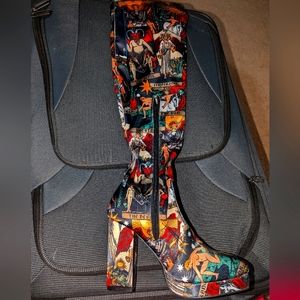 Horoscope dolls kill thigh-high boot